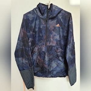 ADIDAS 3/4 zip windbreaker